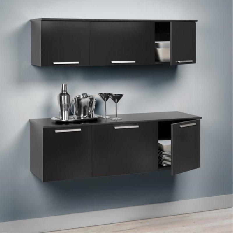 Latitude Run® Oleanna Wall Mounted China Cabinet & Reviews | Wayfair